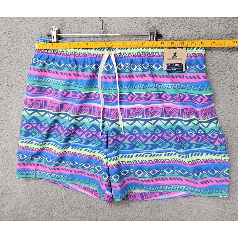 Chubbies The Retronators Swim Trunks Men's XXL 5.5" Inseam Lined NWT - Picture 3 of 8